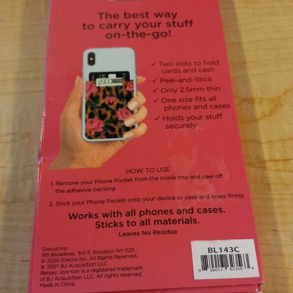 iDecoz Betsy Johnson Phone Pocket - Picture 2 of 2